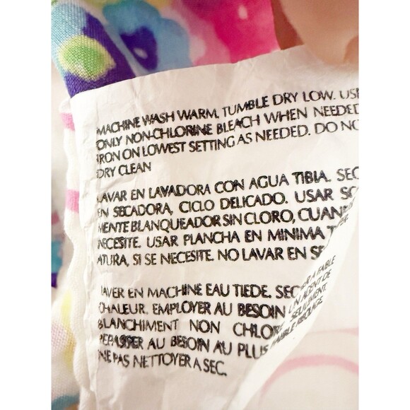 Barbie Vintage Floral Pillow Sham Ruffled Edge USA Made by The Bibb Company 1996 - Picture 5 of 11